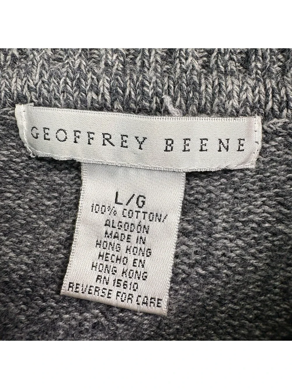 Vintage Geoffrey Beene Color Block Sweater